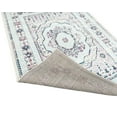 thumbnail image 2 of Light Blue Pink Medallion Traditional Vintage Oriental Area Rug, 2 of 9