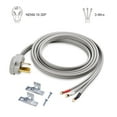 thumbnail image 4 of Cable Matters 400065-10 10 ft Cord Power Cable, White, 4 of 5