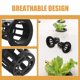 thumbnail image 3 of WHAMVOX 50Ud Macetas De Malla Para Hidroponía En Plástico Negro Ventiladas Para Plantas Y, 3 of 8