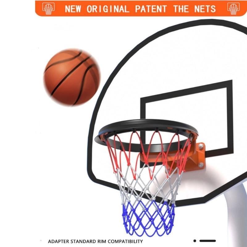 CEORPER Outdoor Basketball Net Heavy Duty Basketball Netting Hoop PU Basketball Frame