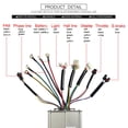 thumbnail image 2 of Bgsha 48V KT-50A Ebike Square Controller With Light line For 3000W Brushless Motor, 2 of 9