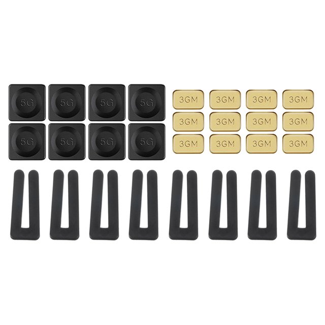 Unique Bargains Ceiling Fan Blade Balancing Kit, 8 Sets Include 8Pcs Clips and 8Pcs 5G and 12Pcs 3G Weight Gold Tone/Black