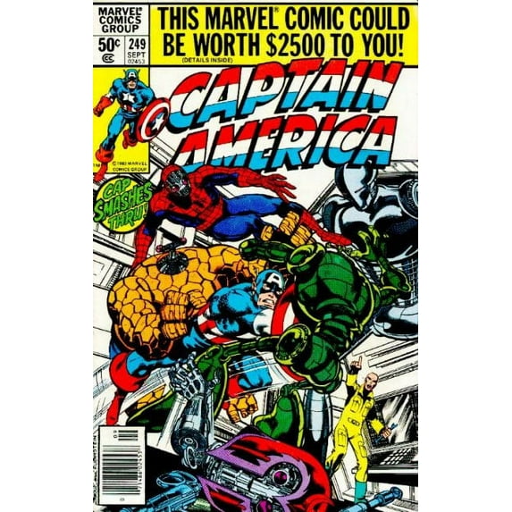 Captain America (1st Series) #249 (Newsstand) VF ; Marvel Comic Book