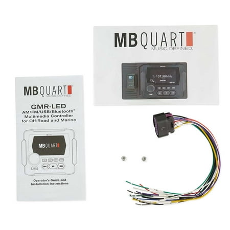 MB Quart - Polaris RZR (2014-current) 160W Stage 1 Source Unit - Black