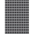 thumbnail image 1 of Ahgly Company Indoor Rectangle Patterned Silver Gray Novelty Area Rugs, 5' x 8', 1 of 6