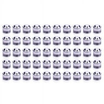 Allstar Performance ALL50823-50 AN Dust Cap - 6AN - Aluminum - Natural Finish - Set of 50