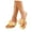 A-Yellow398, variant on Bibifish Womens Block Heel Mule Sandals Romantic 3D Floral Square Toe Slip On Ladies Sandals Summer Daily Event Casual Sandals
