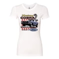 thumbnail image 2 of Wild Bobby, Mustang Cobra Performance Ford Cars and Trucks Women Slim Fit Junior Tee, White, X-Large, 2 of 6