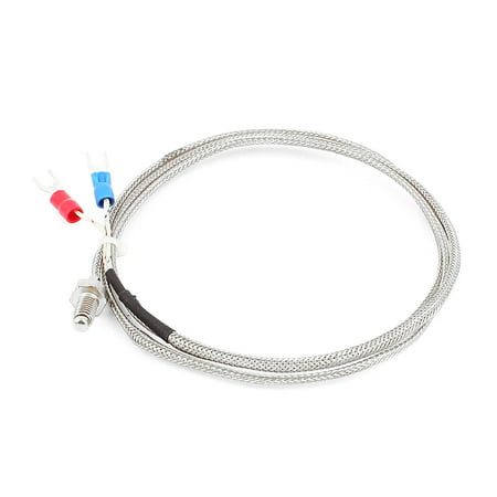 6mm Thread K Type Temperature Control Thermocouple 0 to 400C 1M 3.3Ft (Best Thermocouple For Room Temperature)