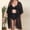 Black, variant on Daiosportswear Women Swimsuit Cover Up Plus Size Bikini Swimwear Coverups Sheer Deep V Neck Beach Tunic Dresses Summer Beachwear ,Tassels Cover Up,Cover-Up for Women Black XL(XL)