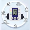 thumbnail image 3 of Digital Automatic Blood Pressure Monitor Upper Arm BP Machine Portable Digital Heart Rate Monitor, 3 of 5
