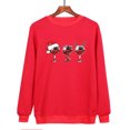 thumbnail image 3 of Sudaderas de Cuello Redondo de Navidad Para Mujer Top Suelto de Manga Larga Con Estampado de Moda Odeerbi  ODB210033, 3 of 4