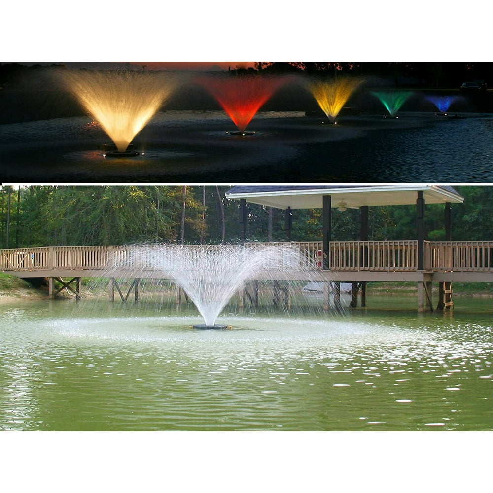 Kasco Decorative Aerating Lake Pond Aerator Fountain Lights