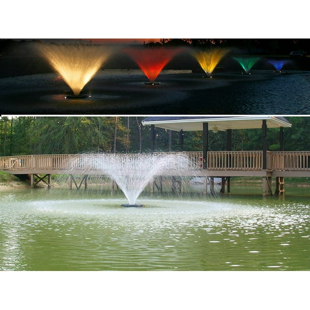Kasco Decorative Aerating Lake Pond Aerator Fountain Lights