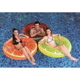 thumbnail image 2 of Pool Central 42" Inflatable 1-Person Slice Pool Tube Float - Orange/White, 2 of 2
