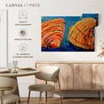 thumbnail image 5 of Elephant Stock Sea Shells 2020 Wall Art - Horizontal Canvas Wall Art - Living Room Wall Decor - Nautical Canvas - Orange And Blue Decor By Dawn Underwood - 30" x 20", 5 of 8