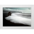 thumbnail image 1 of Luca, Liloni 14x11 White Modern Wood Framed Museum Art Print Titled - The Black Beach, 1 of 4