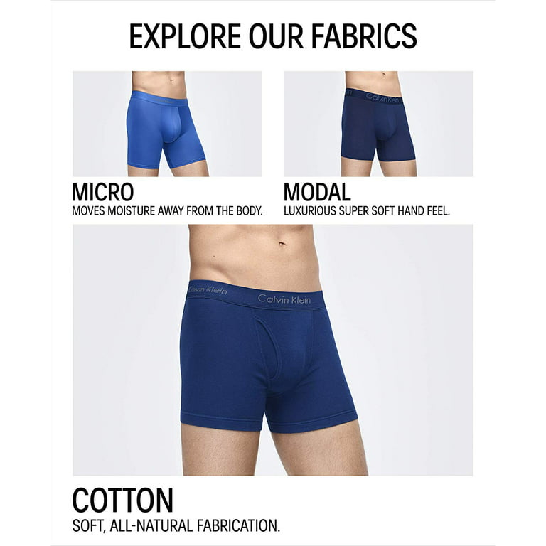 Calvin Klein Men's Micro Stretch 5-Pack Hip Brief, 2 Blue Shadow, Black,  Medium Grey, Cobalt, Small : : Clothing, Shoes & Accessories