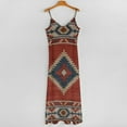 thumbnail image 5 of Southwestern Geometric Sleeveless Dress Loose Women's Dress Dresses Luxury Evening Dresses, 5 of 9