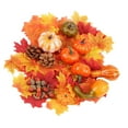 thumbnail image 1 of Tamaño surtido Cabazas artificiales Navidad Espuma Artesanía Decorativa para accesorios de fotos Chimenea Jardín Decoraciones para 50 piezas 21 cm x 19 cm x 5 cm perfecl calabaza, 1 of 6