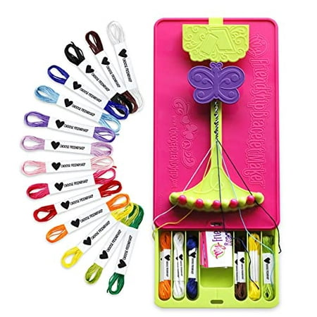 Choose Friendship, My Ultimate Friendship Bracelet Maker Kit, 56 Pre-Cut Threads, Full Size (Bracelet Making Kit, Kids Craft Kit, Jewelry Kit, Best Fr | Walmart Canada Choose Friendship, My Ultimate Friendship Bracelet Maker Kit, 56 Pre-Cut Threads, Full Size (Bracelet Making Kit, Kids Craft Kit, Jewelry Kit, Best Fr | Walmart Canada