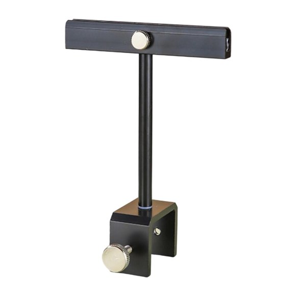 yuksok Sign Holder Clamp Label Tag Clip for Clothing Rack Malls Hangrails and Tubes Black