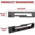 thumbnail image 2 of 10Pcs Ribbons Replacement for Citizen IR910/IDP-3110-24X/DP-3111/MD910/CBM 910/911 Citizen IDP3110/3111 ELKU TEC Electronic FD910 Dot Matrix Printer (Color: Purple), 2 of 6