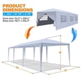 thumbnail image 2 of SereneLife Party Commercial Instant Shelter with 4 Walls-Waterproof Tent with 8 Sandbags, White, 2 of 7