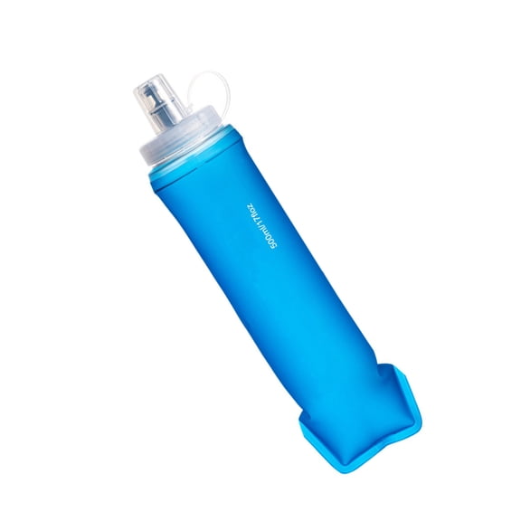 Portable Soft Flasks Folding Water Bottle Reusable Handheld Soft Water Bottle for Outdoor Running Cycling Climbing