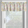 thumbnail image 4 of Ambesonne Summer Valance & Curtain, Colored Geometric Circle, 55"x24", Lavender Salmon, 4 of 6
