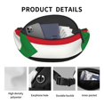 thumbnail image 4 of Women Men Flag Of Sudan Fanny Pack Sling Crossbody Bag for Outdoor Travel Sports Hiking, 4 of 7