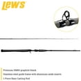 thumbnail image 4 of Lew's Super Duty Speed Stick Casting Fishing Rod, 7-Foot 11-Inch, 1-Piece HM60 Graphite Rod with Heavy Power and Fast Action, Full-Grip Winn Dri-Tac, Graphite Skeletal Reel Seat, Black/Gray, 4 of 8