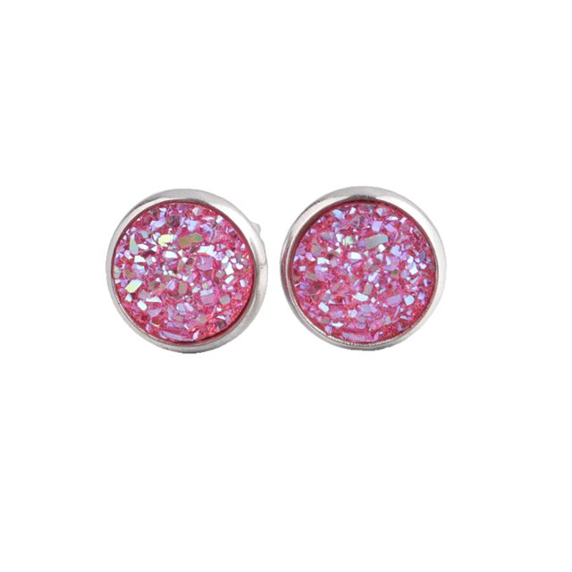 Qarigey 1 par de pendientes de tuerca de acero inoxidable para mujer, regalos para novias y esposas, joyería decorativa, fiesta de celebración de Ropa, zapatos y accesorios Miscelánea Tipo 1 Qarigey AP011021-01