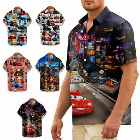 

Big & Tall Men Aloha Beach Hawaiian Shirt Funny Classic Clothing for Boys 5-14 Years