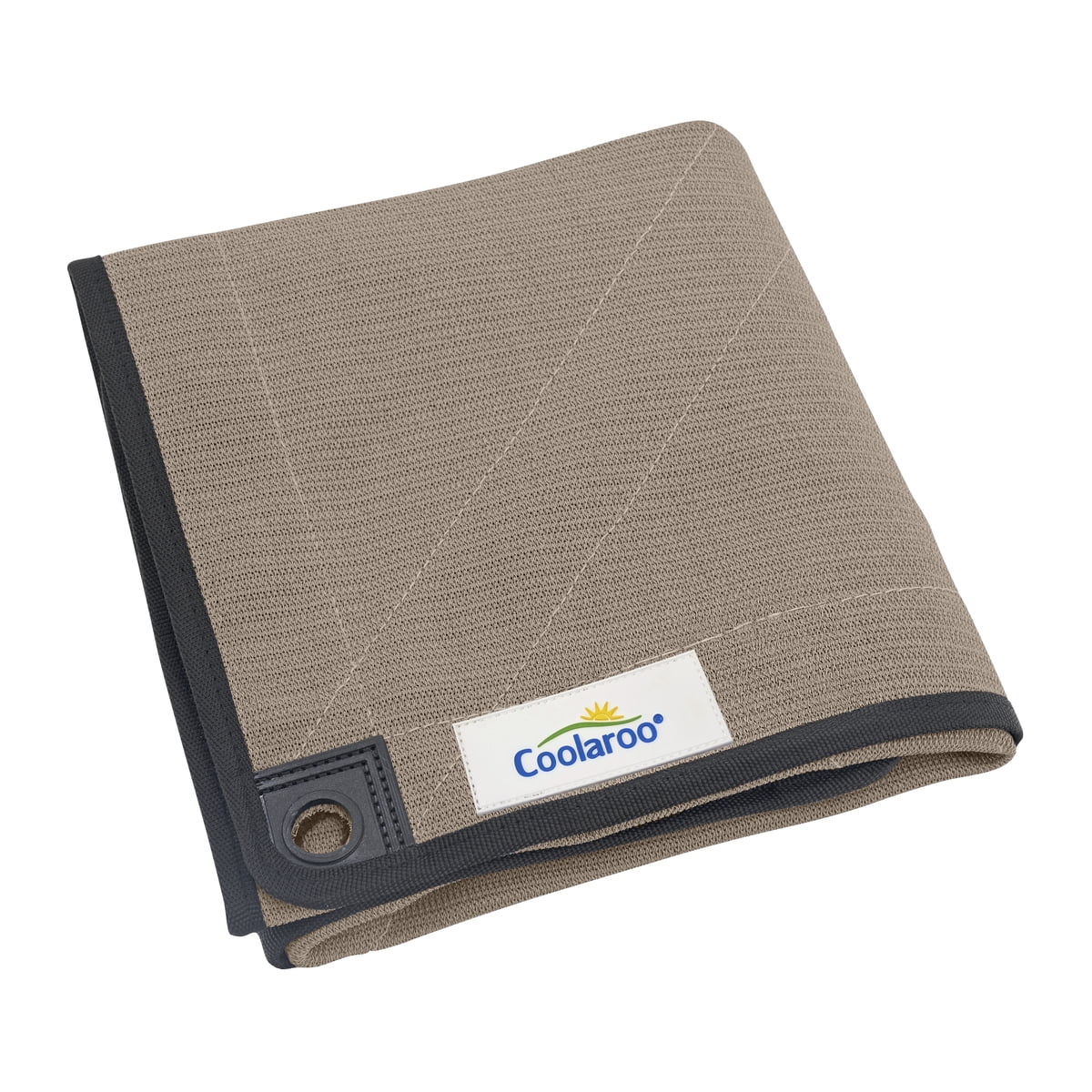 Coolaroo Elevated Pet Bed On-The-Go with HeatShield Cooling Fabric, Great Sandy Beige, Small