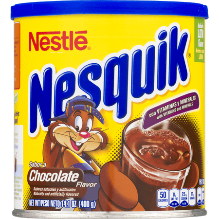 (2 pack) NESTLE NESQUIK Chocolate Flavor 14.1 oz.