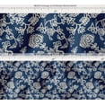 thumbnail image 4 of Soimoi Printed Waterproof Taffeta Fabric - Blue Floral Theme | 56" Wide | For Outdoor Cushions, Awnings, Table Covers & Upholstery Projects, 4 of 7