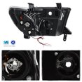thumbnail image 3 of AKKON - For Toyota Tundra Black Dual Ring Projector LED Replacement Headlights+Black LED Tail Lamp, 3 of 6