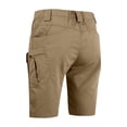 thumbnail image 6 of Mens Tactical Stretch Outdoor Cargo Shorts Wear Resistant Rip Stop Work Hiking Fishing Shorts Brown 4XL, 6 of 7