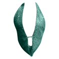 thumbnail image 4 of Tank Tops for Women Camisole Sequin Deep V Neck Halter Sleeveless Backless Undershirt,GN1,M, 4 of 4