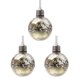 thumbnail image 1 of Farfi 3 / juego de bolas de Navidad LED brillan para aumentar la atmósfera, la suspensión redonda de alto brillo decora el árbol de Navidad transparente con plumas artificiales, 1 of 5