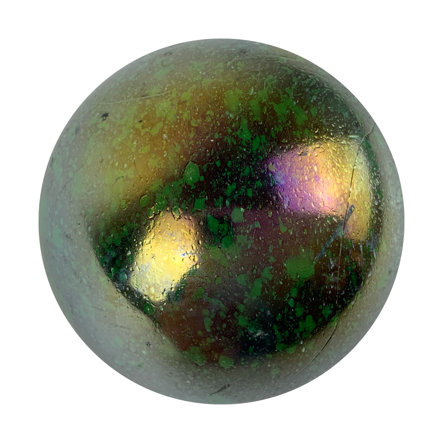 JUPITER Marble Speckled glass ball Toebreaker HUGE TOE BREAKER 50mm 2" 