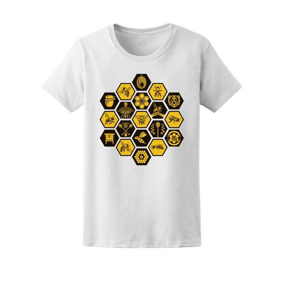 Bees And Honey T-Shirt Men -Image by Shutterstock, Male 4X-Large