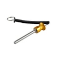 thumbnail image 3 of Weight Stack Pin with Pull Rope Locking Cable Gym Equipment Replacement Part Yellow 8mmx80mm, 3 of 6