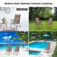 thumbnail image 6 of Patiojoy Set of 4 Caming Chair Outdoor Folding Chair Garden Yard W/Armrest & Backrest, 6 of 9