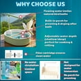 thumbnail image 5 of Parrot Shower, Parakeet Bird Bath For Cage Indoor, Parrot Bird Shower Budgie Bath Guard, Automatic Circulating Water Bathtub For Pet Bird, Lovebird, Cockatiel, Finches, Cockatoo, Conure Green, 5 of 8