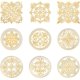 thumbnail image 1 of 9 pegatinas de metal doradas de 1,6 x 1,6 pulgadas, pegatinas de metal barrocas, pegatinas autoadhesivas, pegatinas de epoxi barrocas vintage, pegatinas de pirámide de flores, 1 of 7