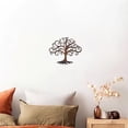 thumbnail image 4 of Sdcart Metal Tree of Life Decor, Metal Wall Decor, Tree Art Wall Decor, Metal Wall Art, Tree of Life Decor, Living Room Bedroom Indoor Outdoor Metal Wall Art Hangings (04), 4 of 6