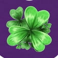 thumbnail image 4 of Inktastic Painted Clover Patch Shamrocks for St. Patricks Day Boys or Girls Baby Bib, 4 of 4