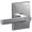 Silver, variant on Schlage FC21BRW622CEN Custom Broadway Passage & Privacy Door Lever Set - Black